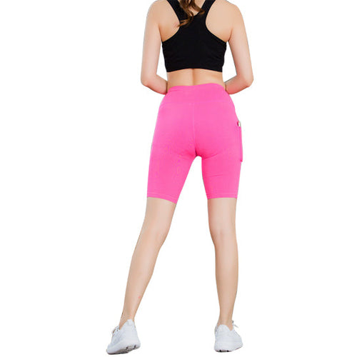 All Seasons Yoga Shorts With Phone Pocket - Breathable & Stretch