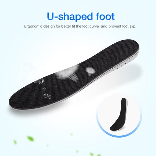 Men Women Invisible Height Increase Insoles Heel & Comfort