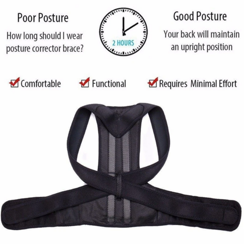 Adjustable Posture Corrector-Low Back Support & Shoulder Brace Belt