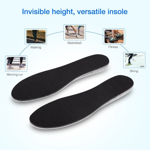 Men Women Invisible Height Increase Insoles Heel & Comfort