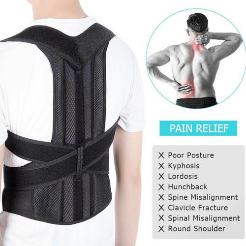 Adjustable Posture Corrector-Low Back Support & Shoulder Brace Belt